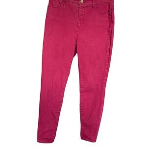 Talbots Jeggings plum wine color size 8